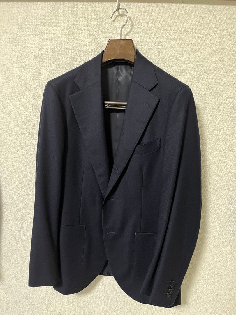 【SHIPS】 ロロピアーナ　ウールカシミア　テーラードジャケット　サイズ48