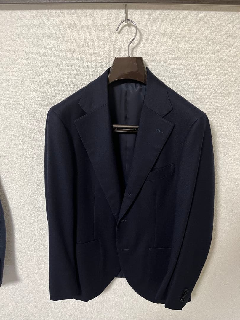 【SHIPS】 ロロピアーナ　ウールカシミア　テーラードジャケット　サイズ48