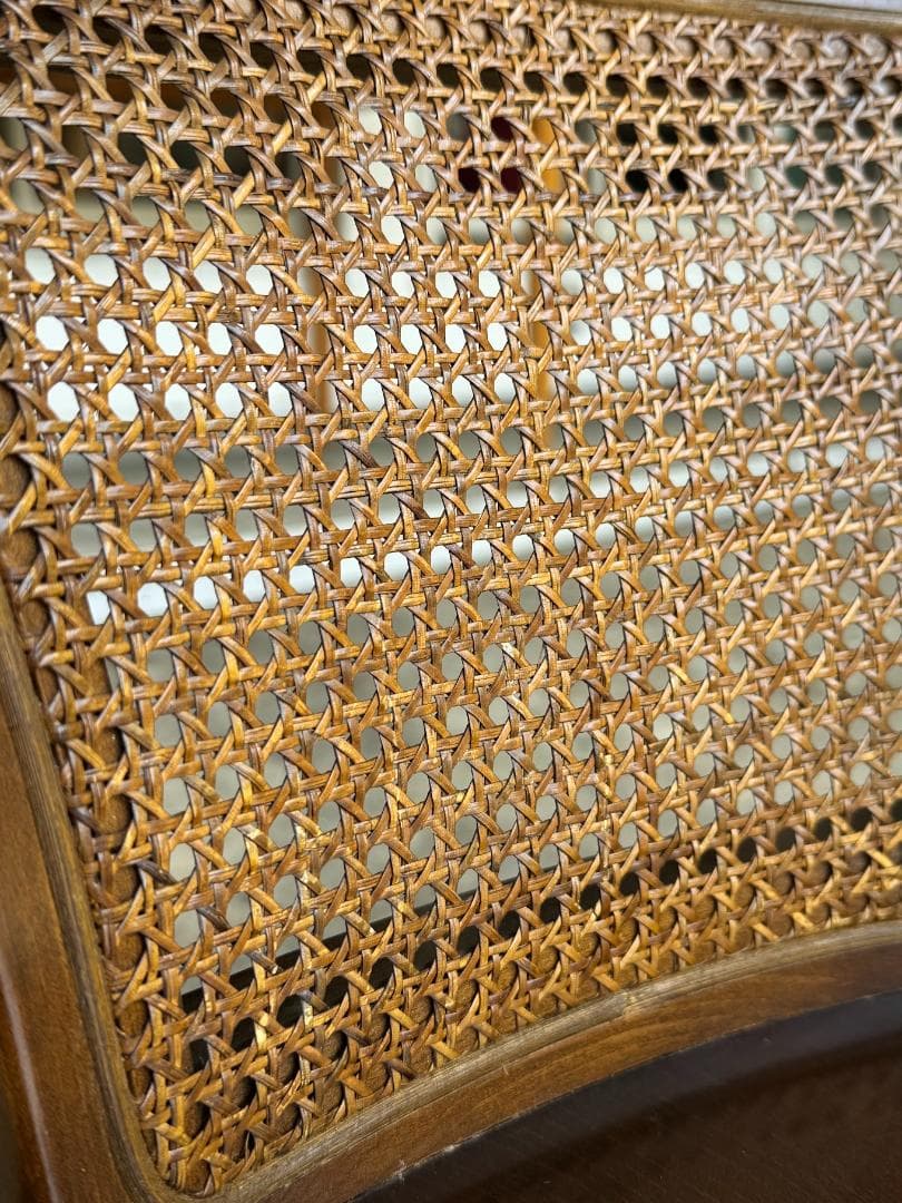 【良品】 キツツキ/アームウィンザーチェア_A　飛騨産業　籐タイプ　ヴィンテージ