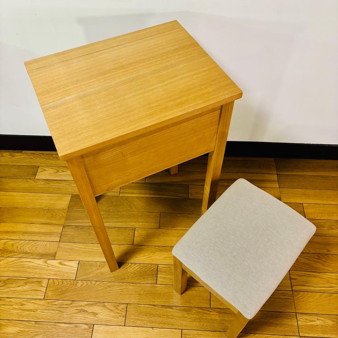 美品　無印良品 ドレッサー スツール付き 廃盤品
