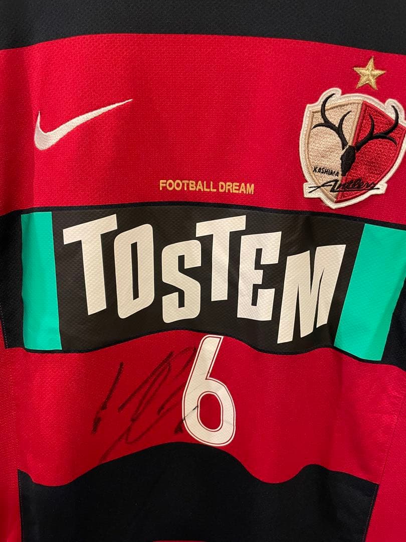 正規品 2008 鹿島アントラーズ レプリカユニフォームSサイズ