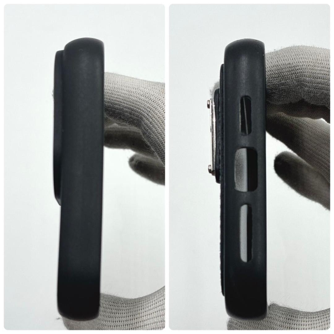 美品 プラダ iPhone14Pro スマホケース サフィアーノレザー 三角ロゴ