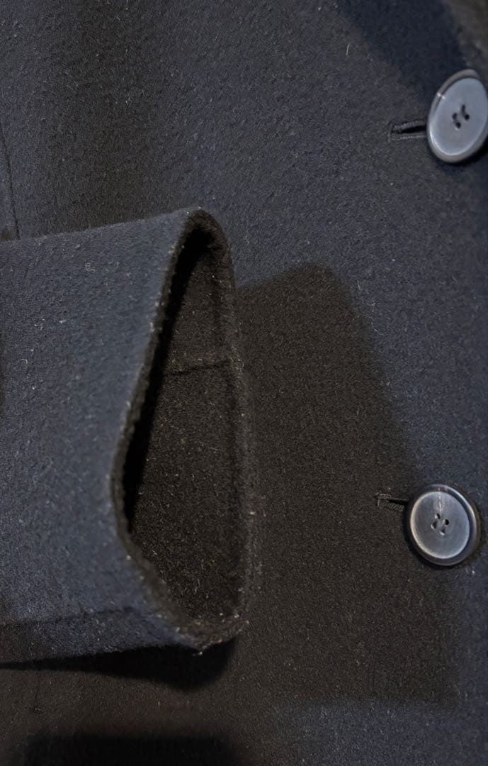 Acne Studios ブラック チェスターコート 36 ウール100% 黒