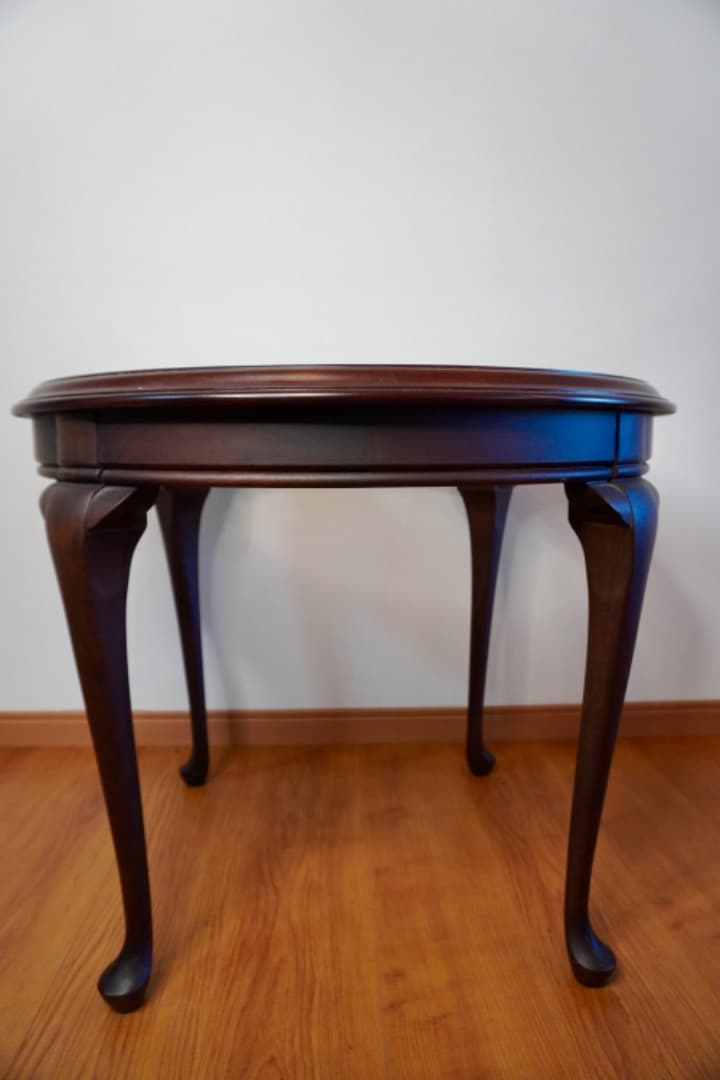 け*ん様 マルニ ベルサイユシリーズ ガラステーブル 猫脚