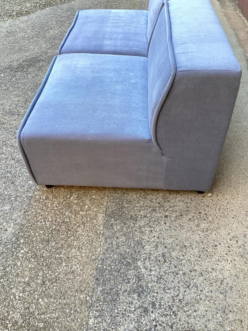 ラスト１脚　ボーコンセプト　２人掛けソファ　ブルー系　Grosso