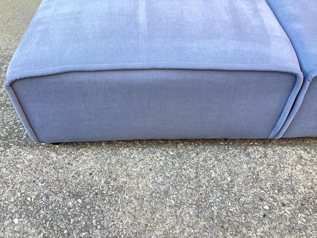 ラスト１脚　ボーコンセプト　２人掛けソファ　ブルー系　Grosso