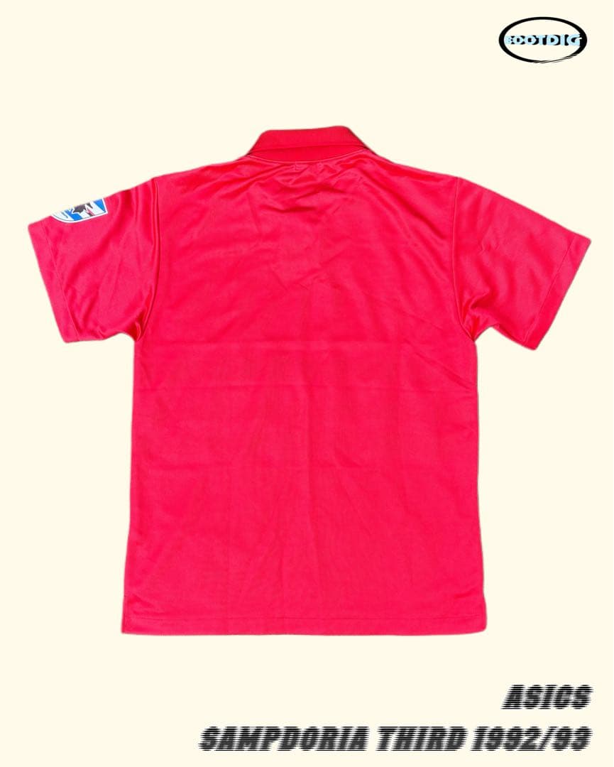 90s サンプドリア サードユニフォーム サッカー　ゲームシャツ