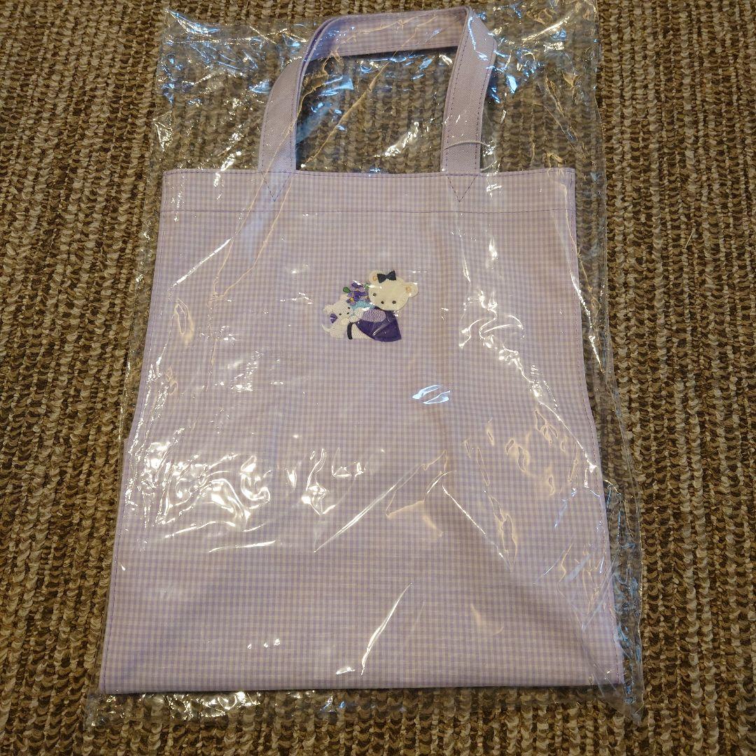 未使用 ファミリア トートバッグ ギンガムチェック　宝塚店限定