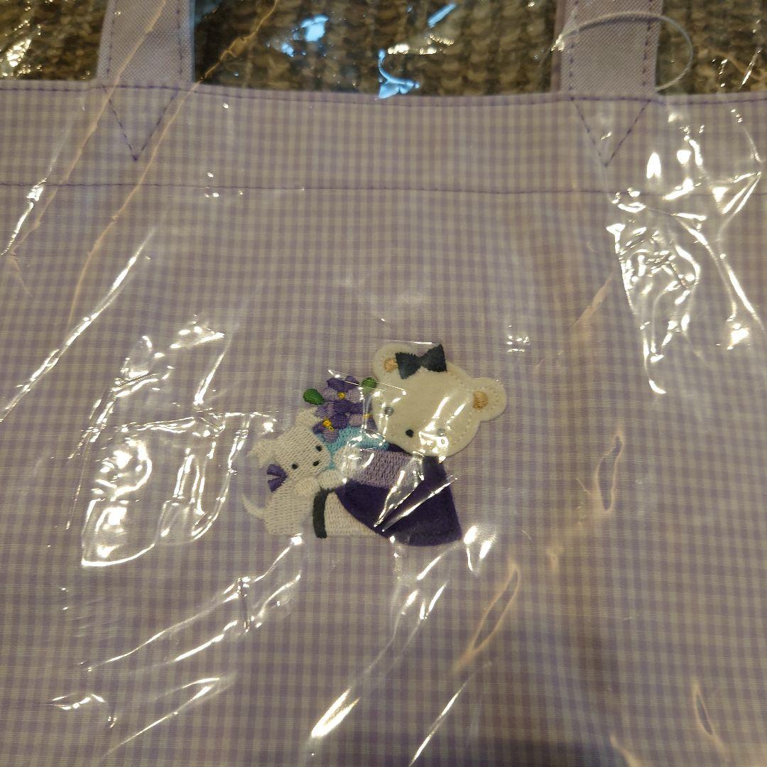 未使用 ファミリア トートバッグ ギンガムチェック　宝塚店限定