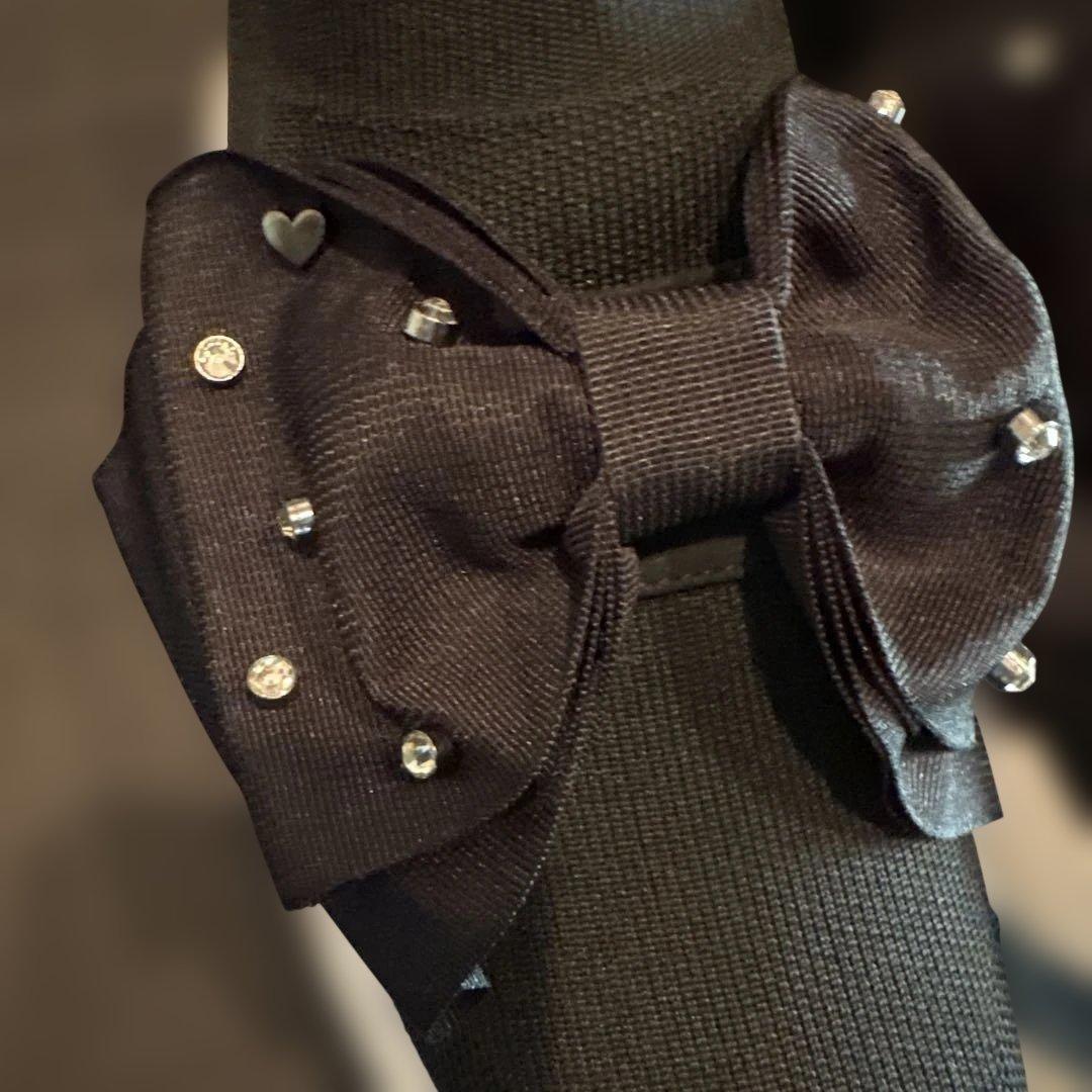 DIANA リボン ニットスニーカー