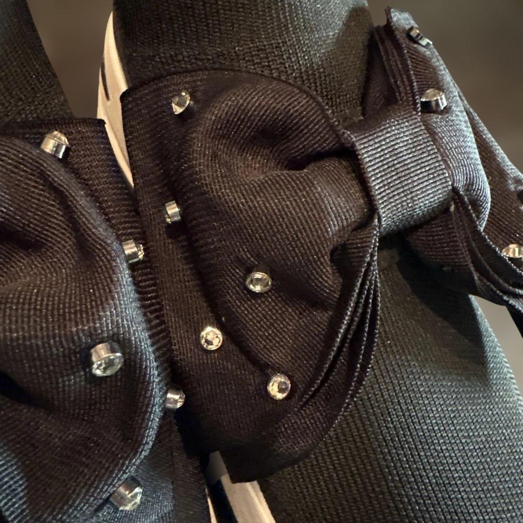 DIANA リボン ニットスニーカー