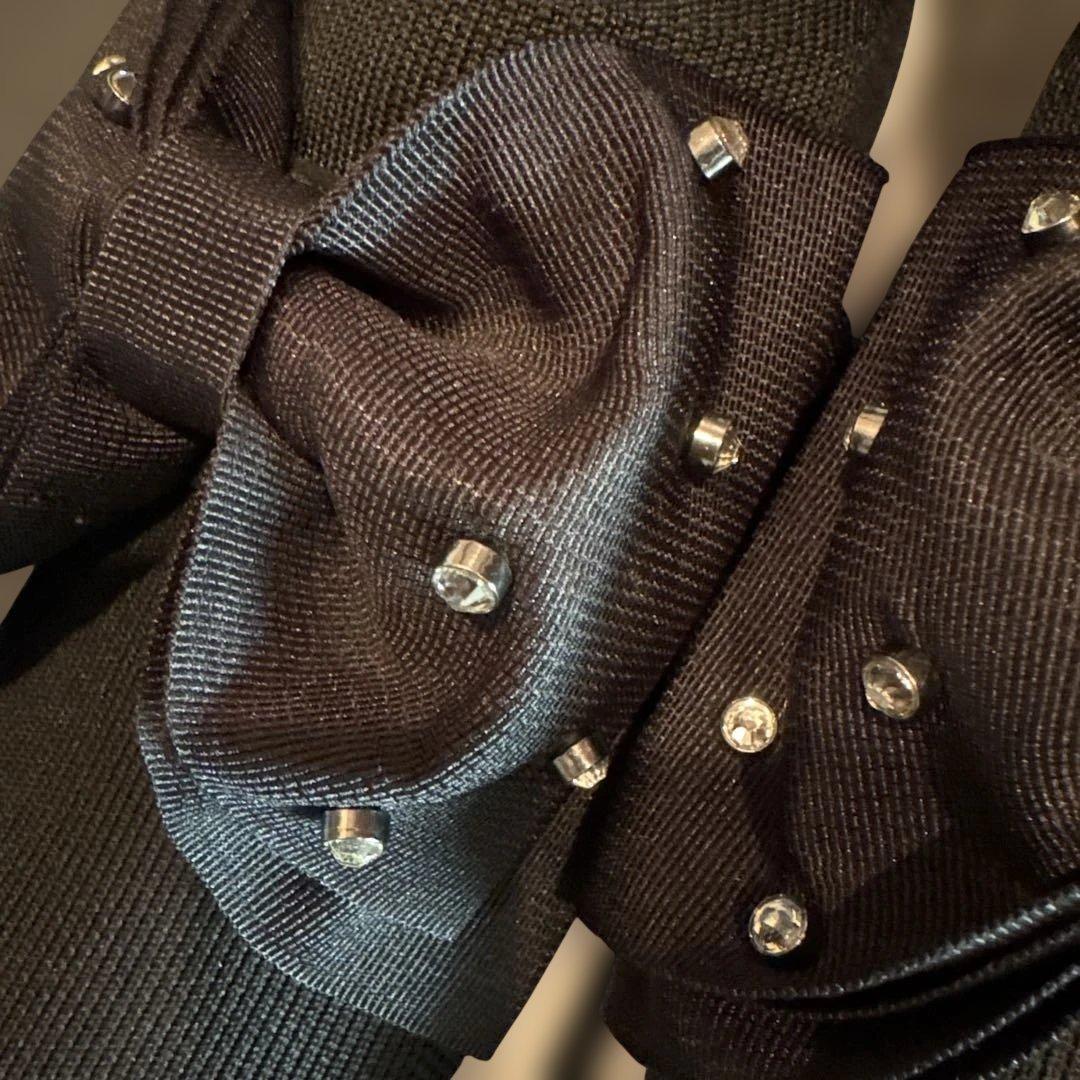 DIANA リボン ニットスニーカー