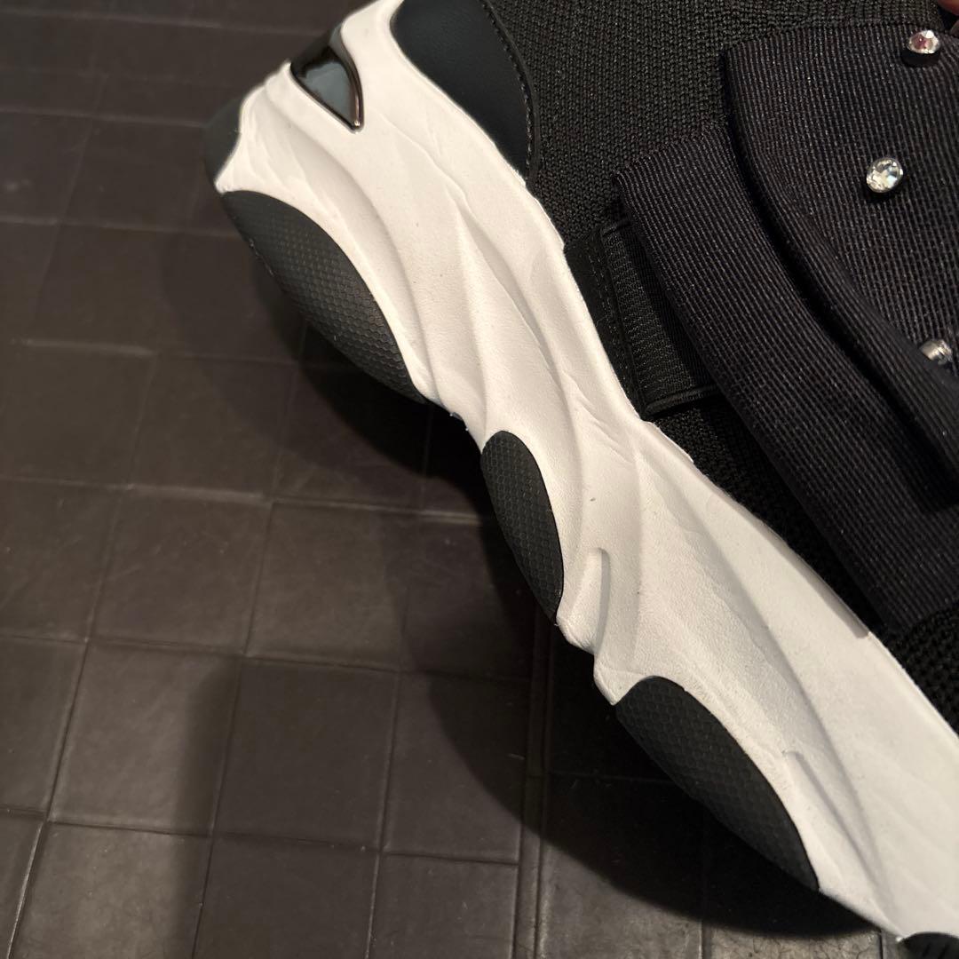 DIANA リボン ニットスニーカー