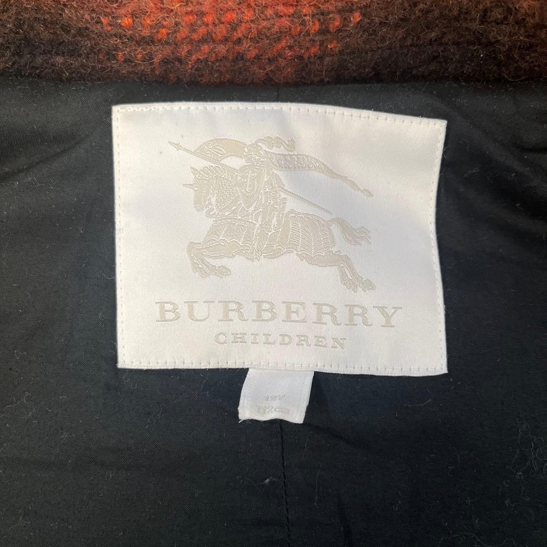 【美品】バーバリー チルドレン　ウールコート　ダッフルコート　150
