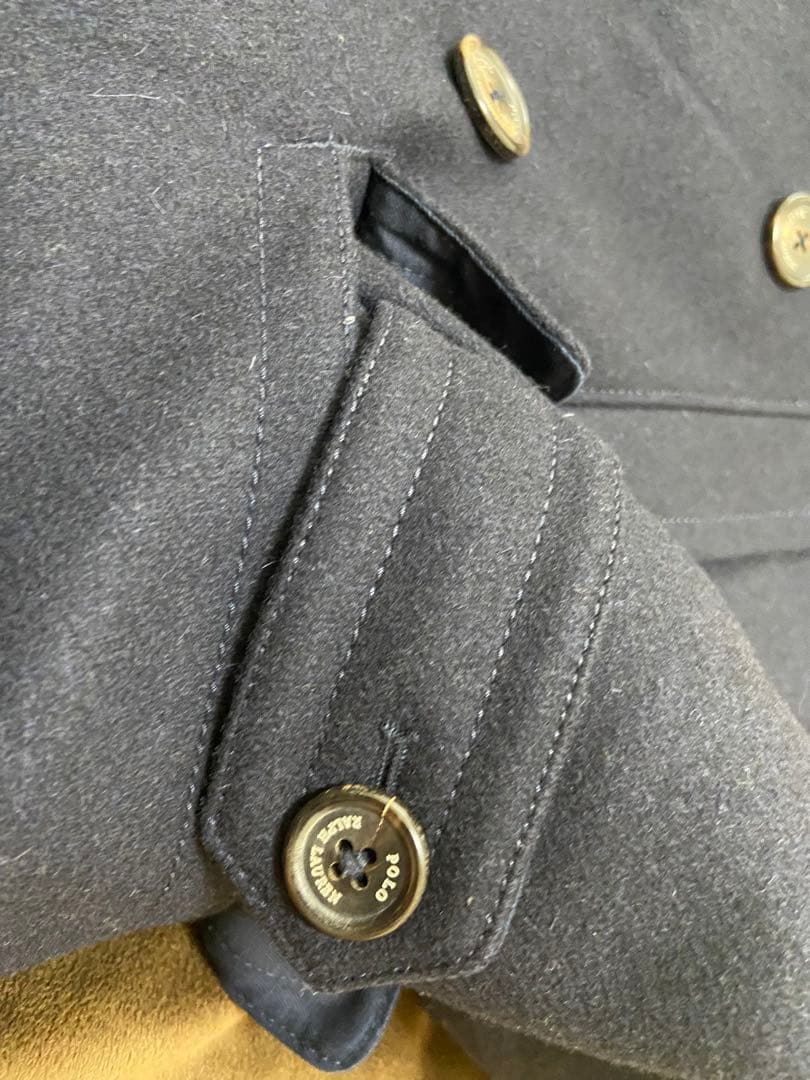 シ*ー様 【高級】ラルフローレン ダウンPコート　メルトンウール×ホワイトダッグ