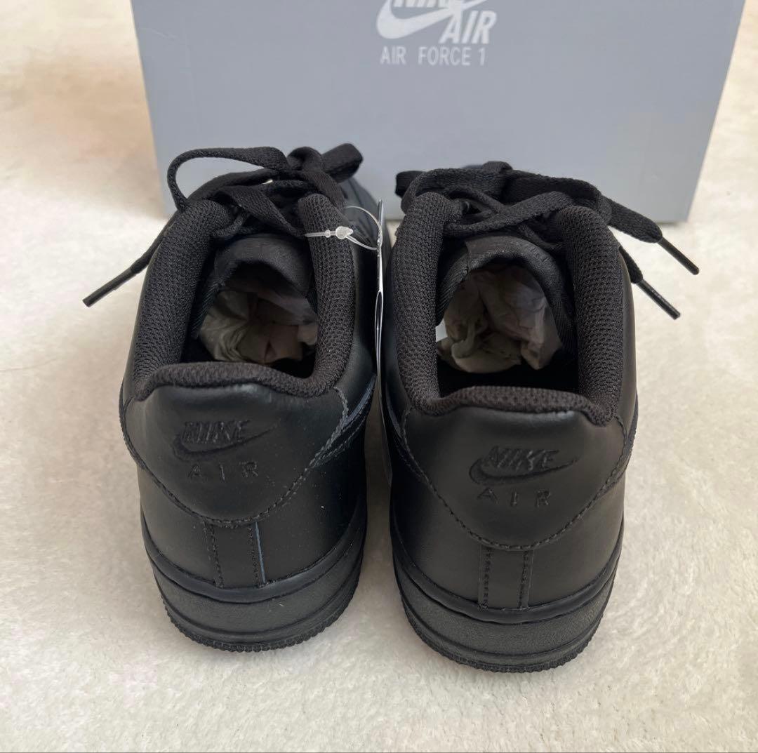 エアフォース1 黒 ジュニアシューズ