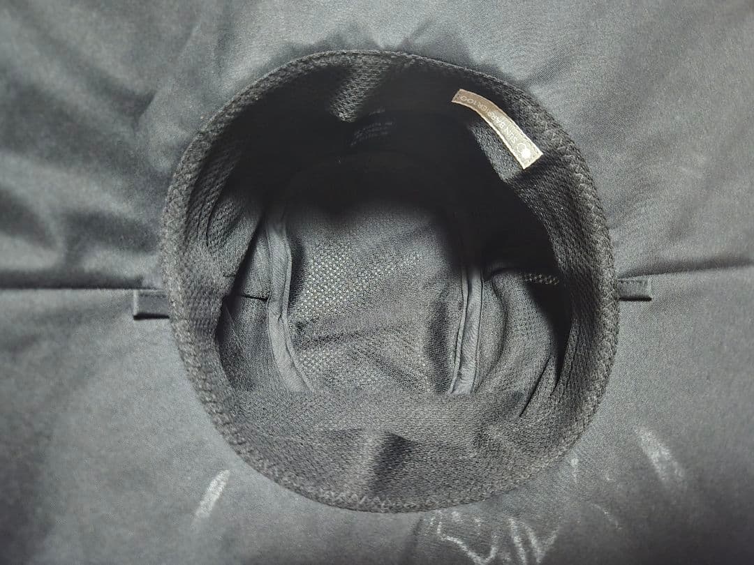 【美品】【ストラップなし】サンバリア100 ウィンドハット ブラック Mサイズ