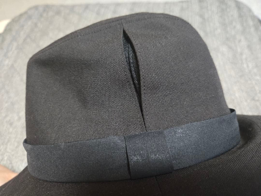 【美品】【ストラップなし】サンバリア100 ウィンドハット ブラック Mサイズ