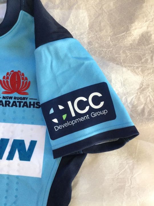 スーパーラグビー ワラターズ 選手支給用ジャージ M