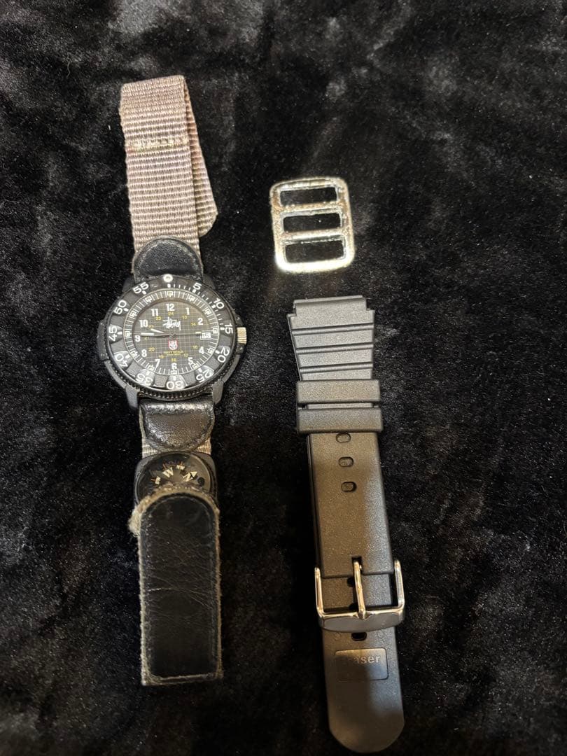 90's/STUSSY＆LUMINOX/初期コラボレーションウォッチ/当時物