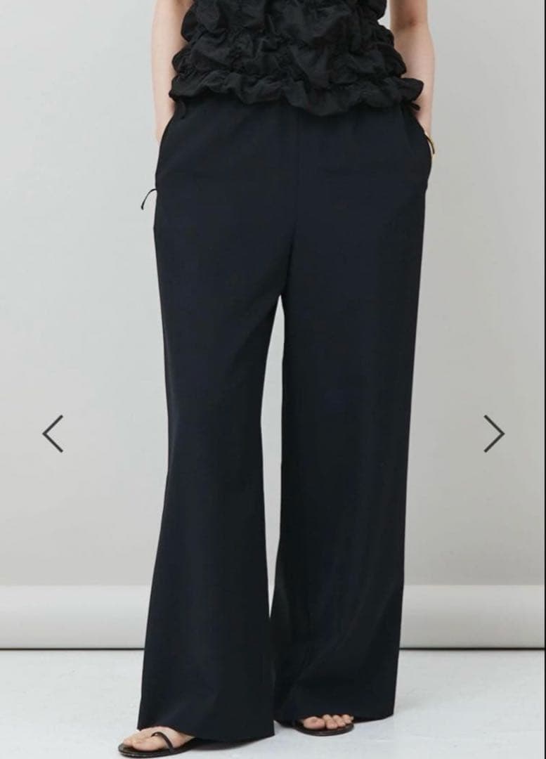 カレンソロジー ウールポプリンパンツ