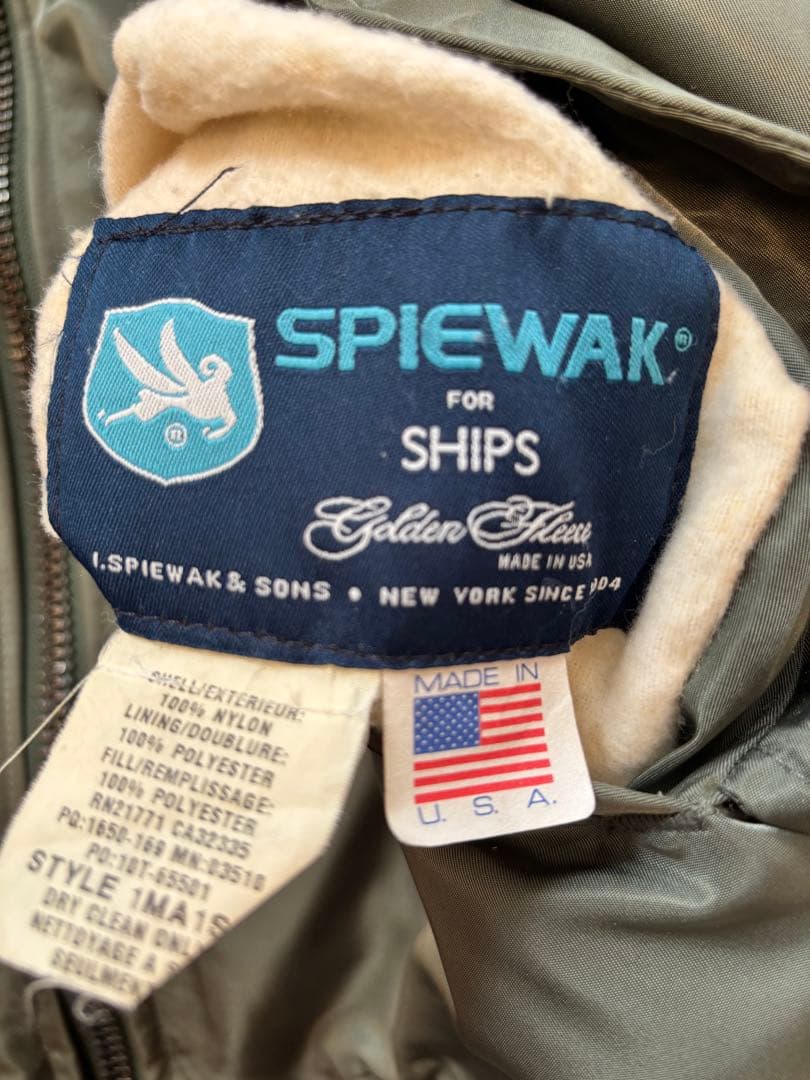 SPIEWAK MA-1 SHIPS別注 USA製 38