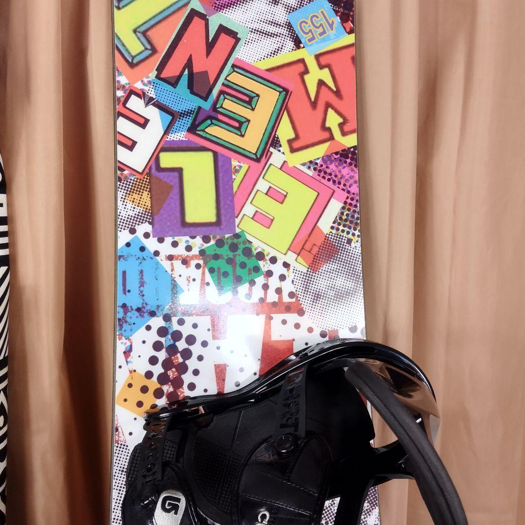 スノーボード　ELAN　BURTON　ビンディング　バッグセット