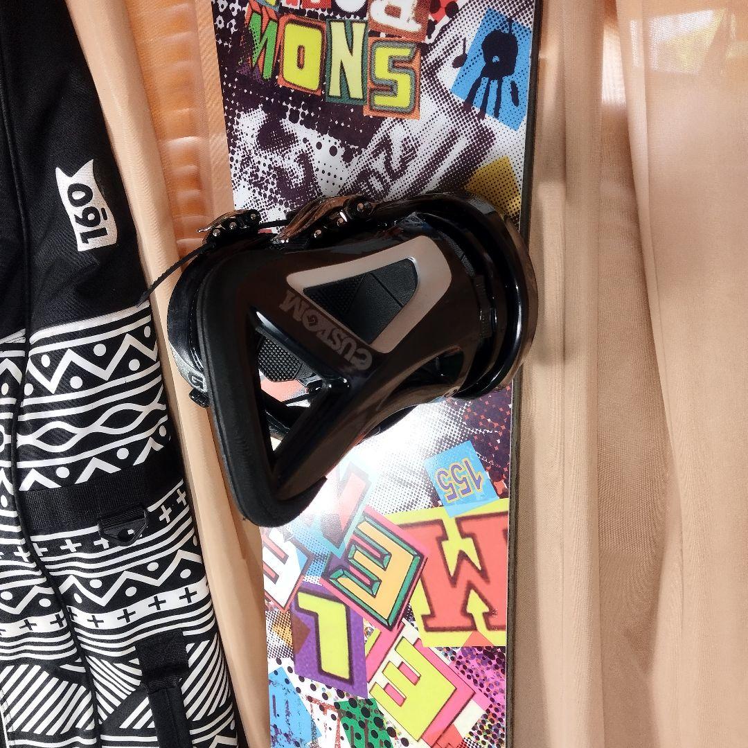 スノーボード　ELAN　BURTON　ビンディング　バッグセット