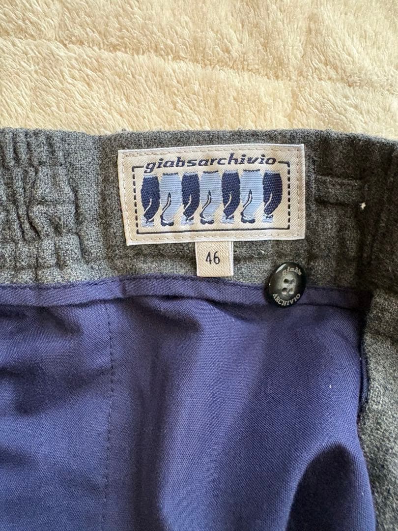 giabsarchivio マサッチョ　グレー スラックス 46