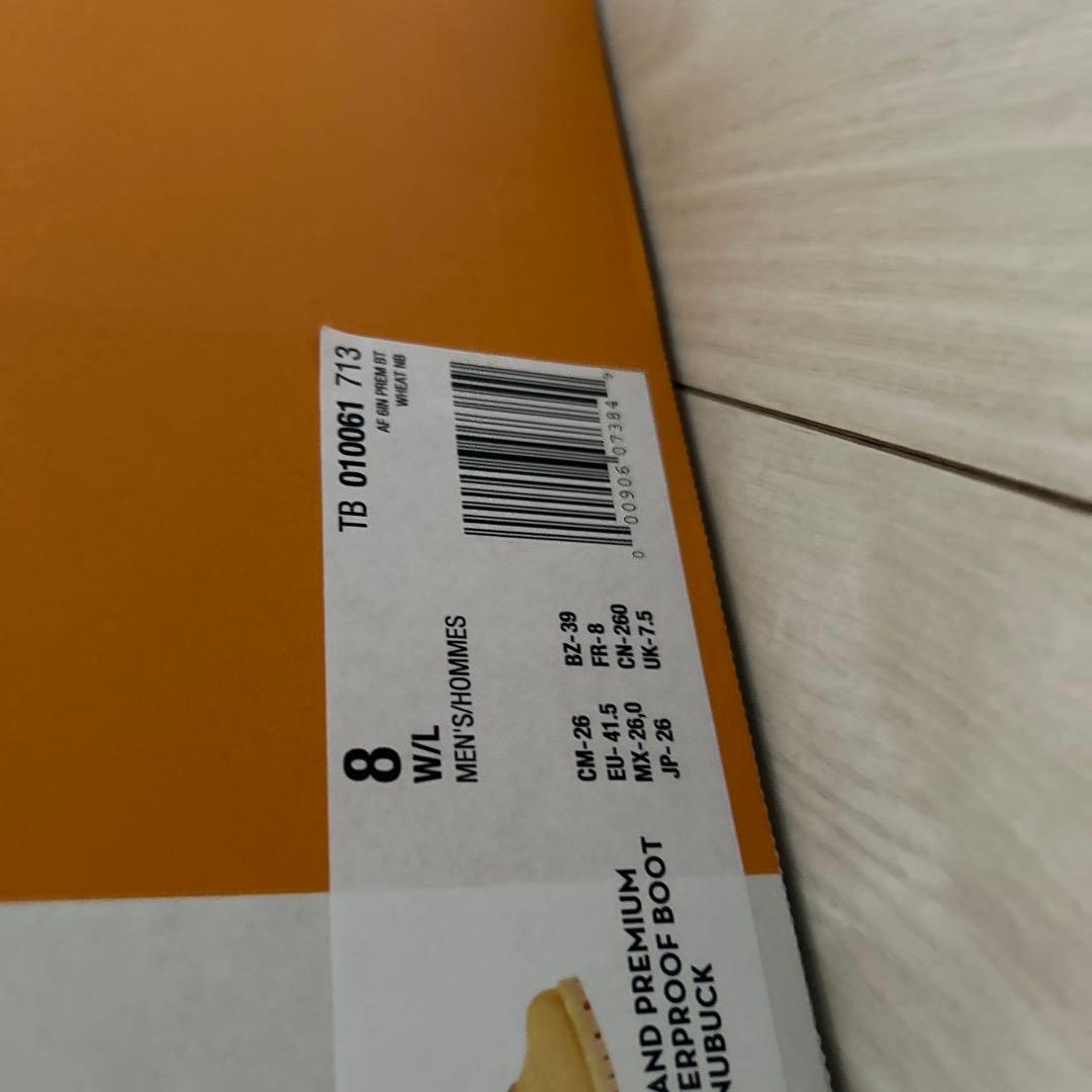 Timberland ハイカットブーツ　イエロー