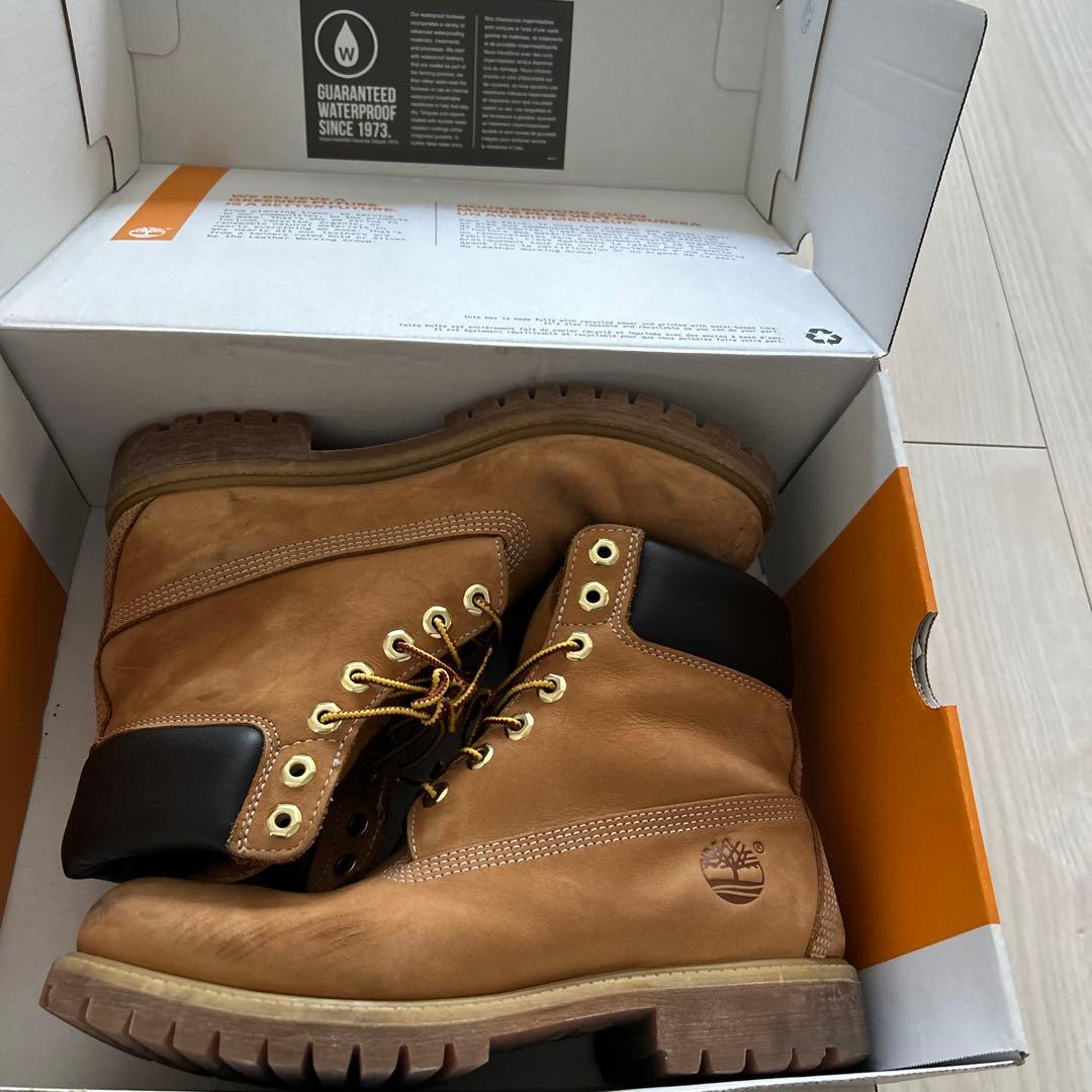 Timberland ハイカットブーツ　イエロー