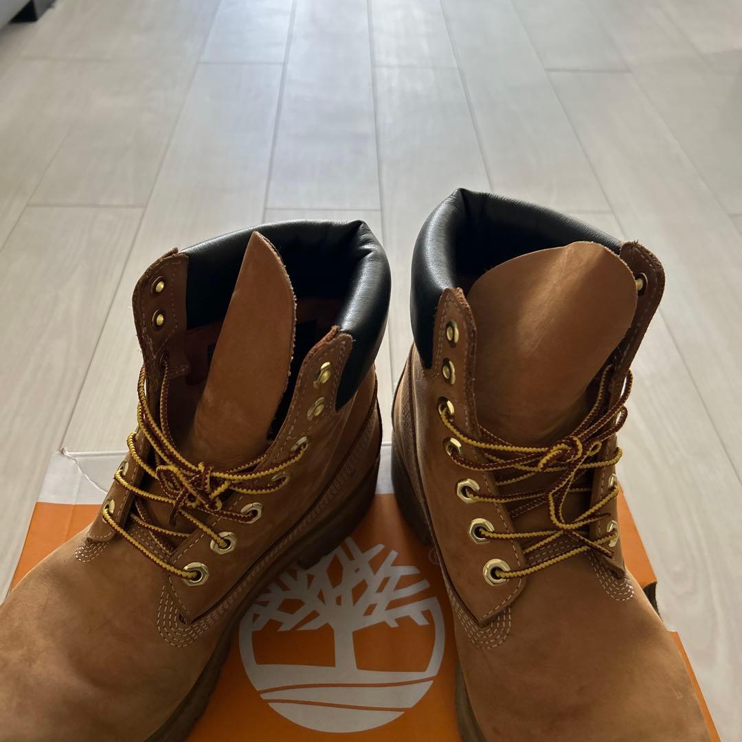 Timberland ハイカットブーツ　イエロー