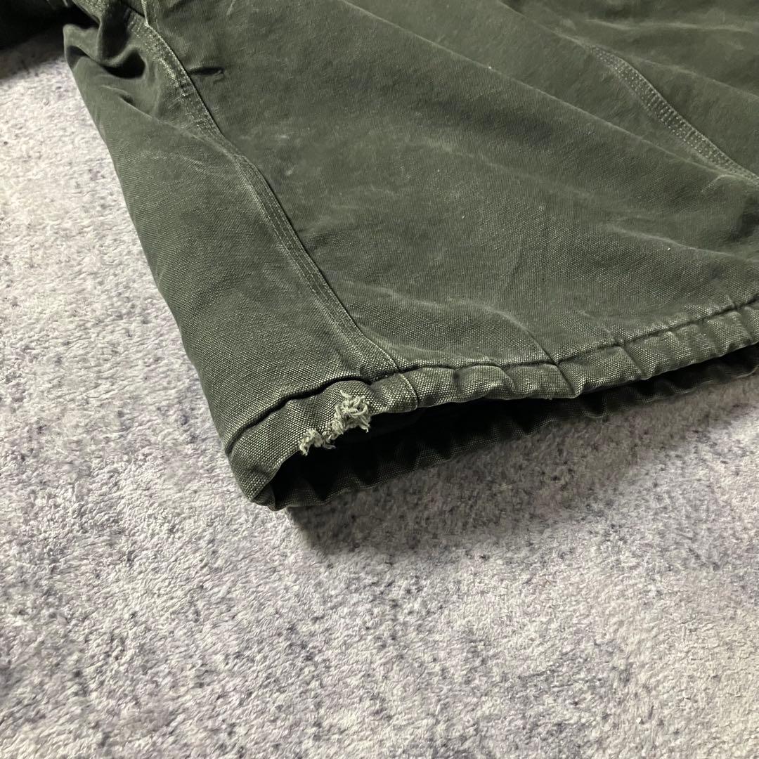 Carharttカーハート00sトラディショナルジャケットダック地裏モスグリーン