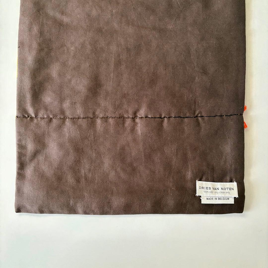 DRIES VAN NOTEN ドリスヴァンノッテン シルク スモール ストール