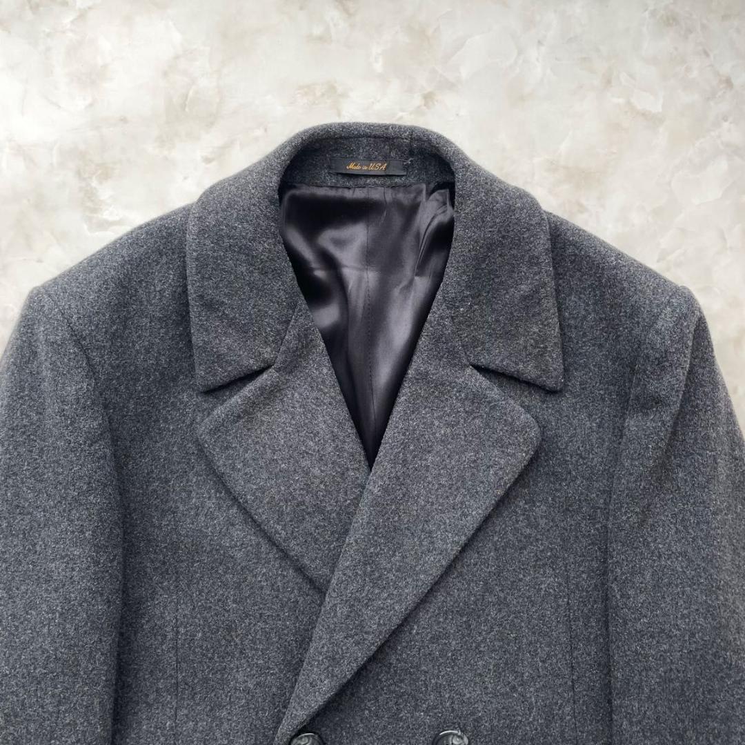 【美品】LONDON FOG チェスターコート ダブル ロング丈 XL　USA製