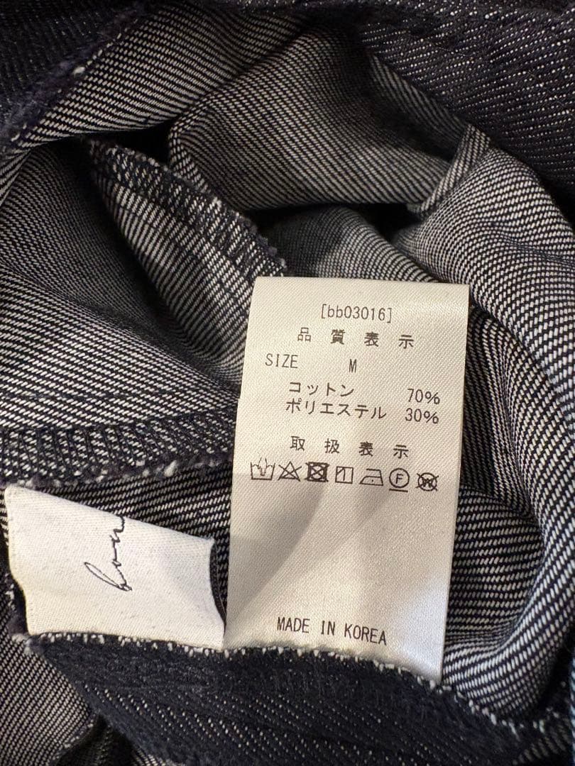 bow.a ボウエー　デニム サロペット　インディゴM