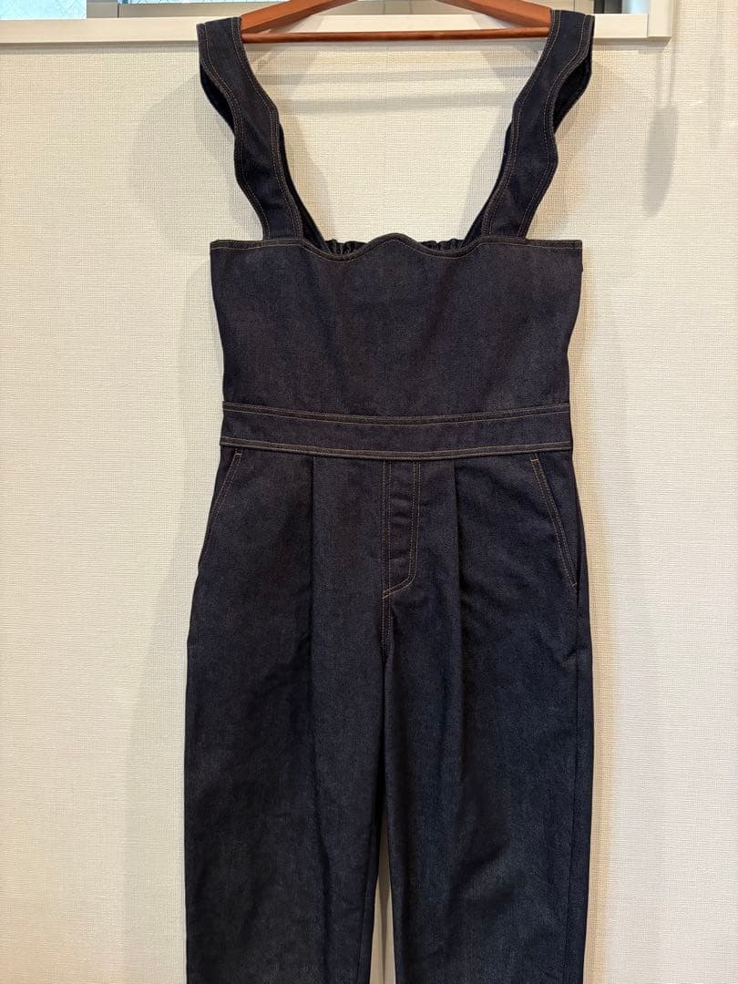 bow.a ボウエー　デニム サロペット　インディゴM