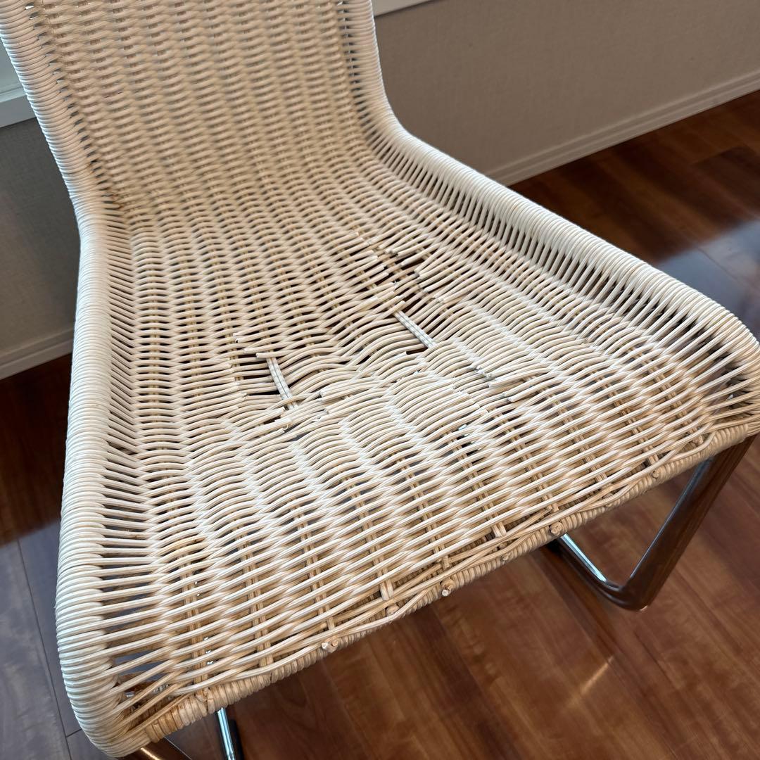 ①【座面に割れあり】 「TECTA テクタ」 B20チェア ホワイト　アクタス