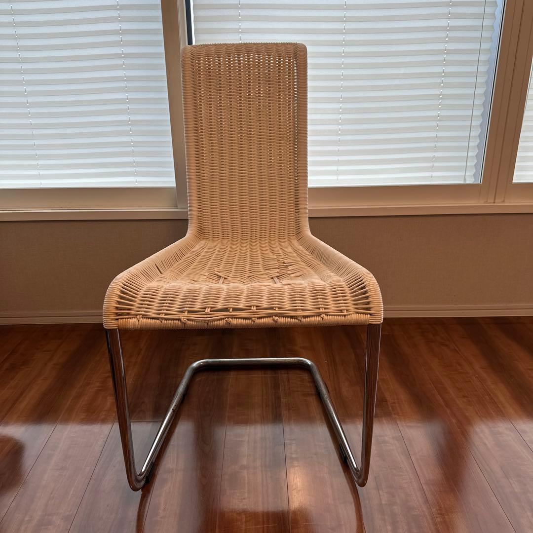 ①【座面に割れあり】 「TECTA テクタ」 B20チェア ホワイト　アクタス