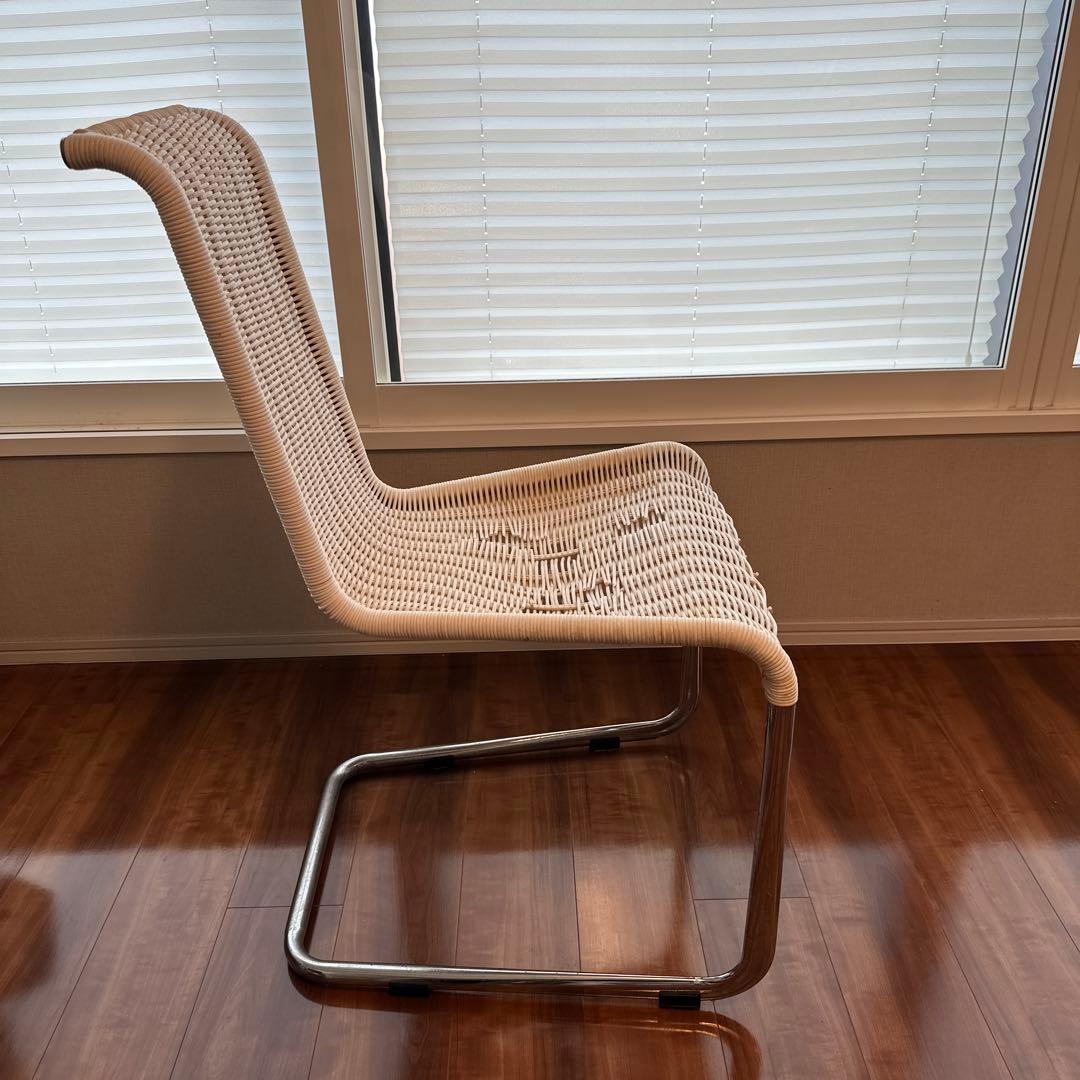 ①【座面に割れあり】 「TECTA テクタ」 B20チェア ホワイト　アクタス