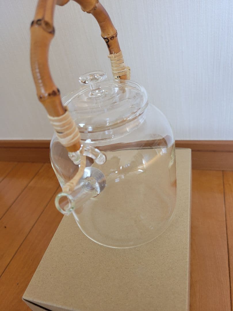 【新品】ガラスティーポット （STUDIO PREPA／スタジオプレパ）バンブー
