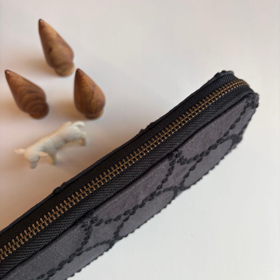 ☆ミナペルホネン☆ラウンドファスナー長財布☆ハンドメイド