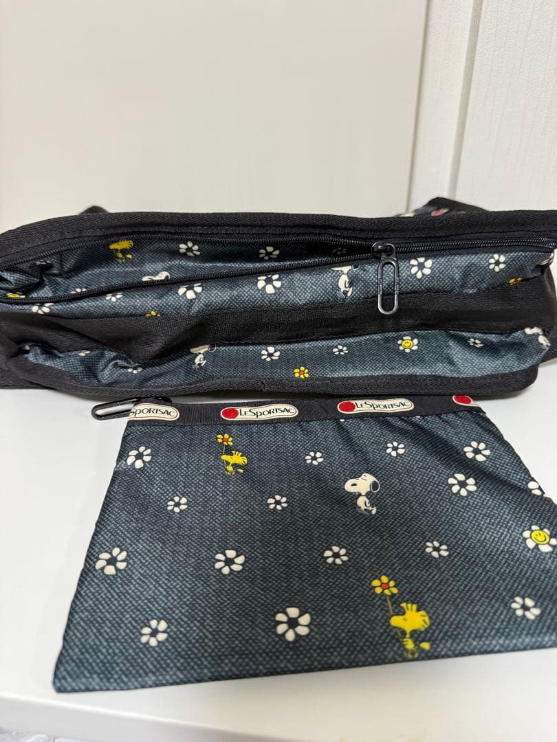 レスポートサック ショルダーバッグ スヌーピー ウッドストックポーチ付き7507