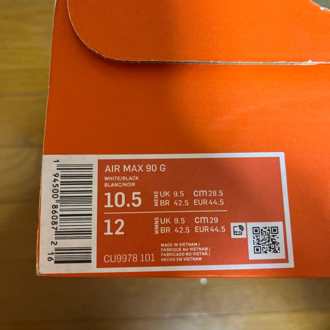 nike air max90g ゴルフシューズ　新品未使用　us10.5 国内品