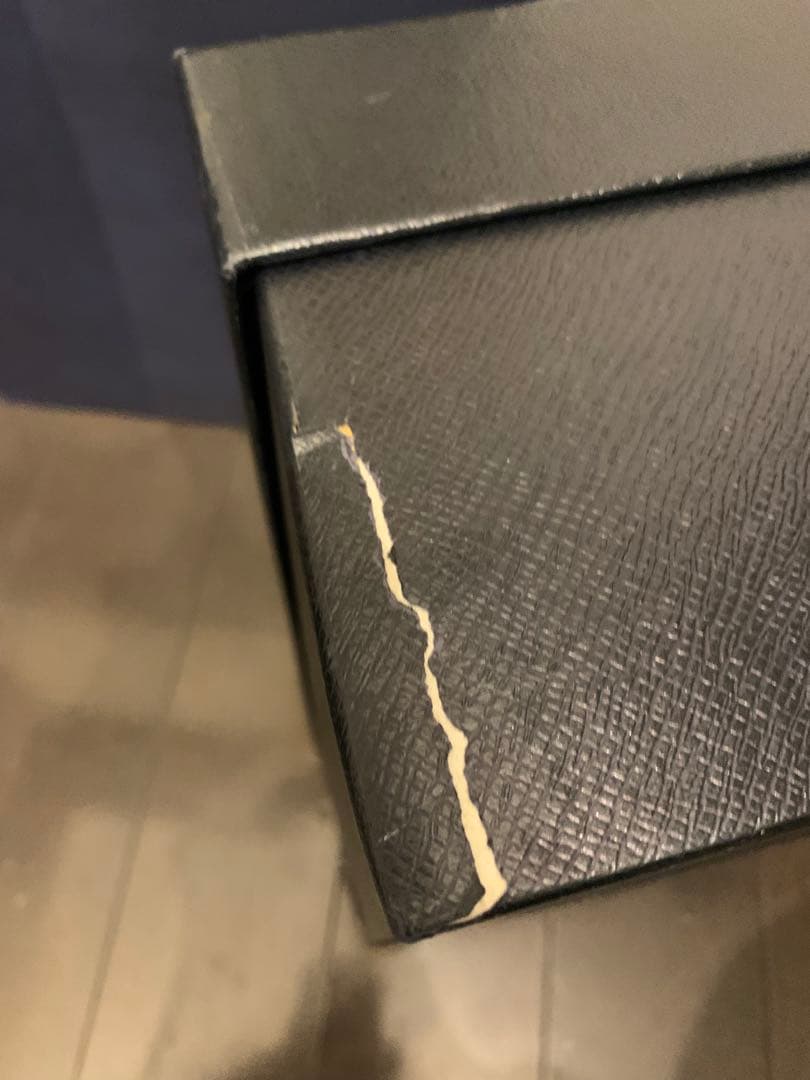 PRADA メンズ レザー レースアップ シューズ 黒 サイズ27cm 箱付き