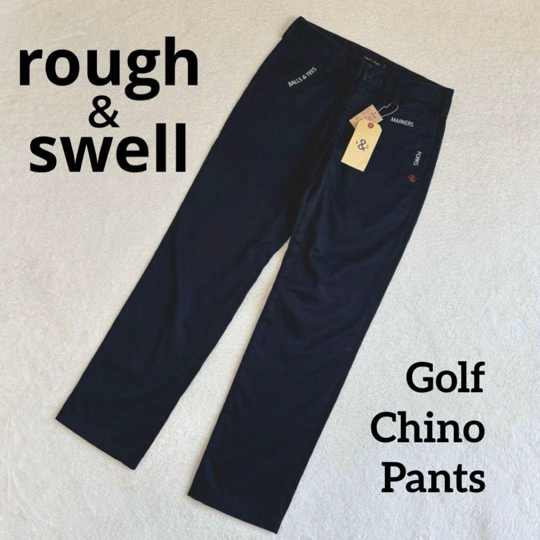 ラフアンドスウェル ゴルフ チノパンツ ネイビー