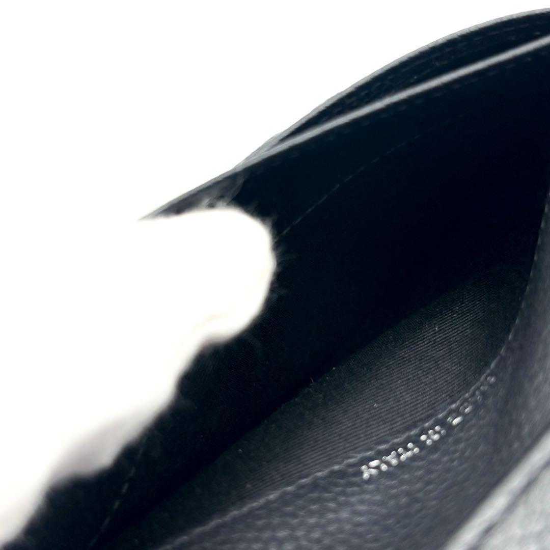 【超極美品✨】シャネル 財布 デカココ キャビア 三つ折 付属有