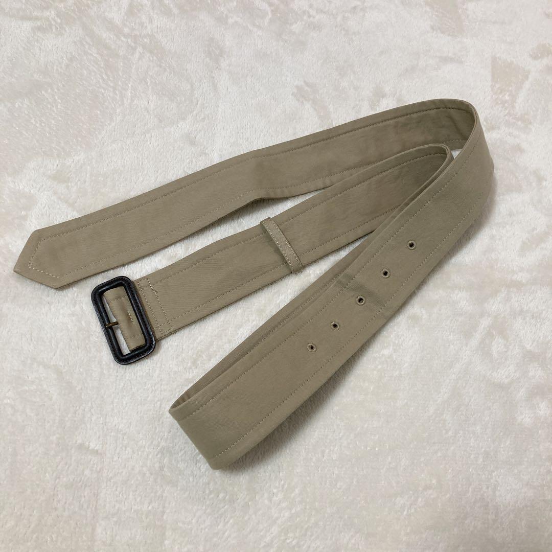 【美品】Drawe ドロワー トレンチコート ダブル ベルト付き 千鳥柄 38