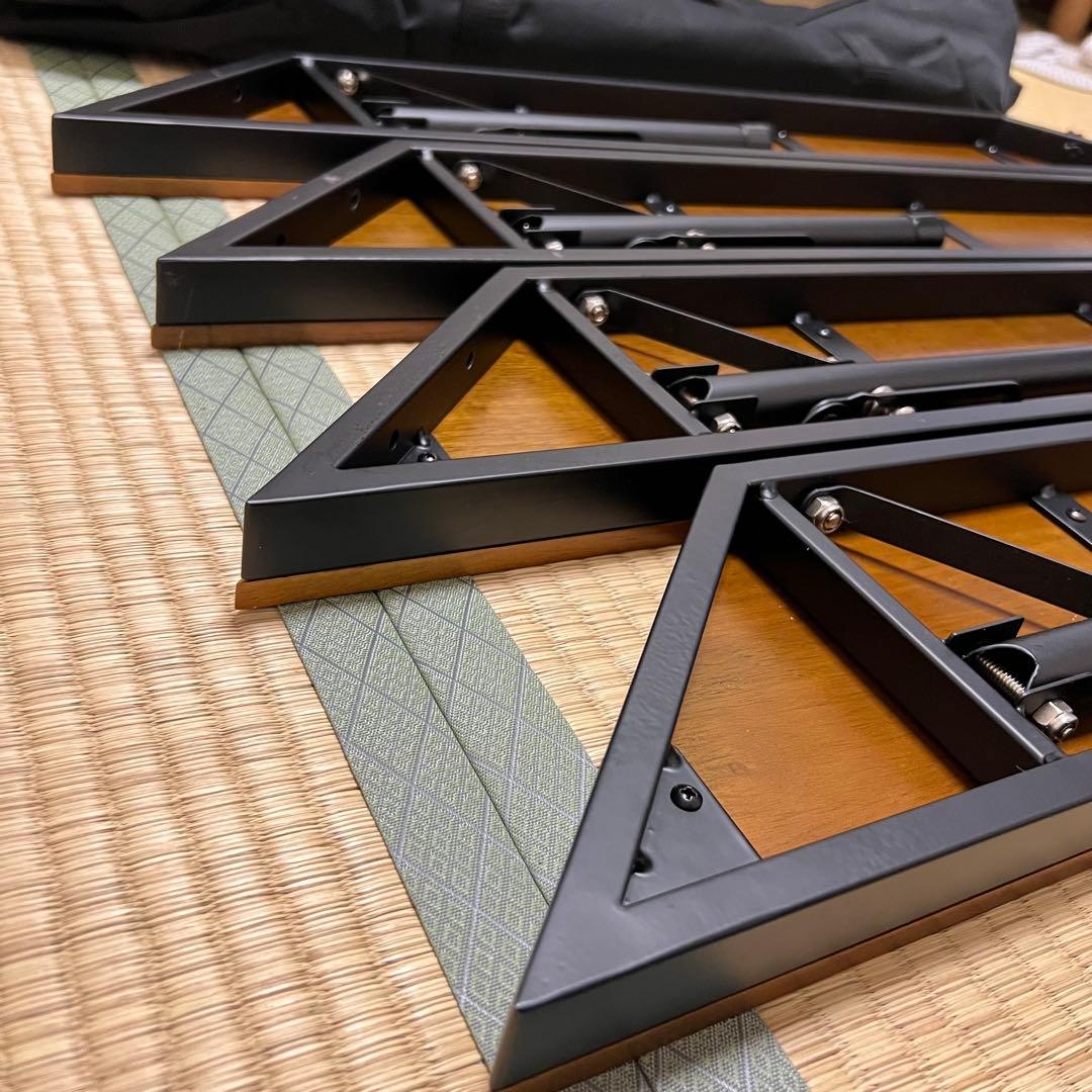 ■新品同様品■logos アイアンウッド　囲炉裏テーブル