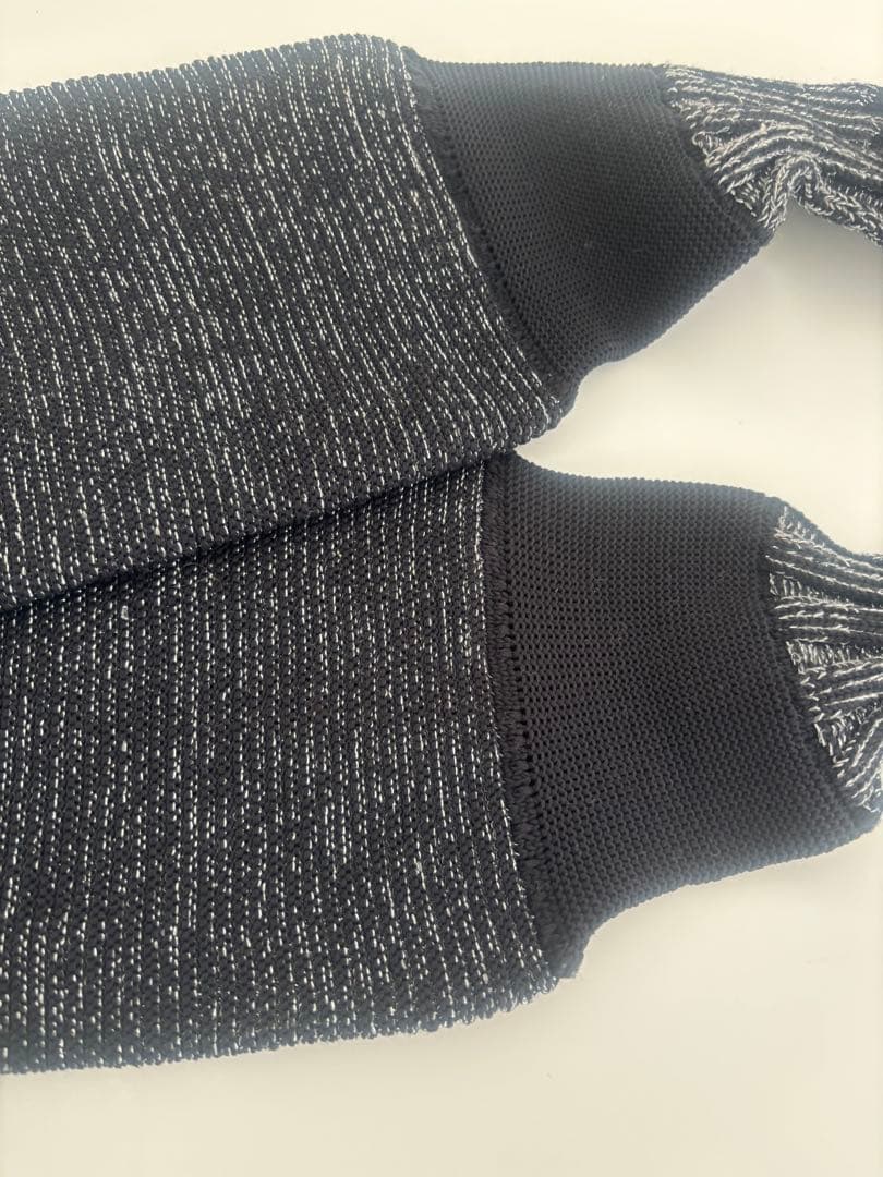 新品未使用CFCLシーエフシーエルニットロンググローブ手袋黒シルバー